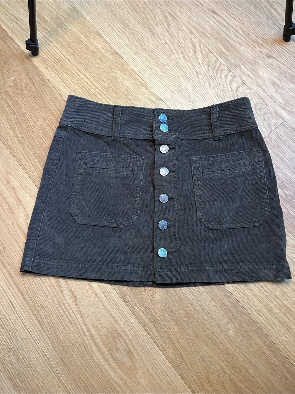 We The Free Women’s Joanie Cord Mini Skirt- Olive Green size 25